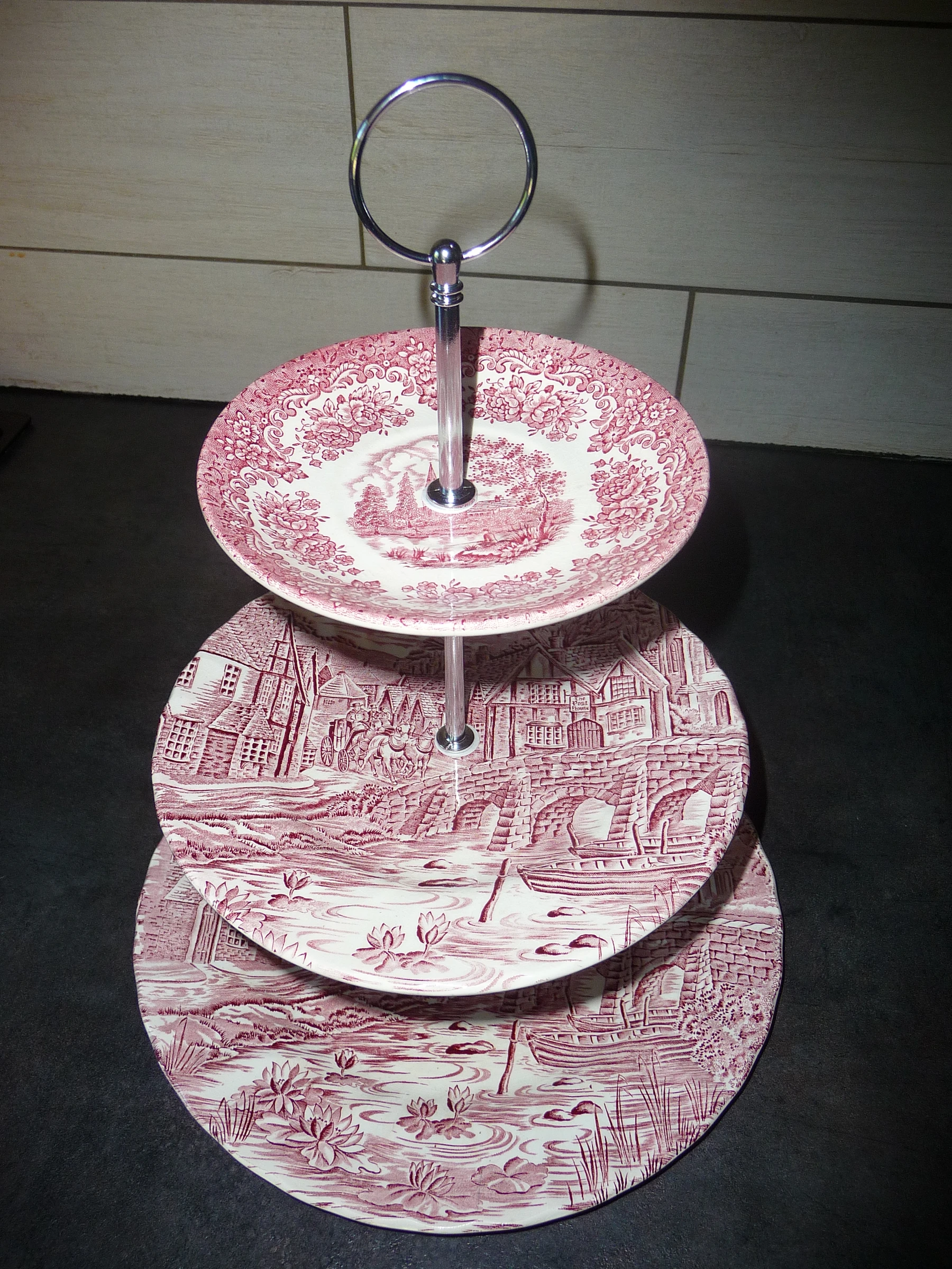 Presentation Plates / English Ceramic Dumb Waiter – photo 6
